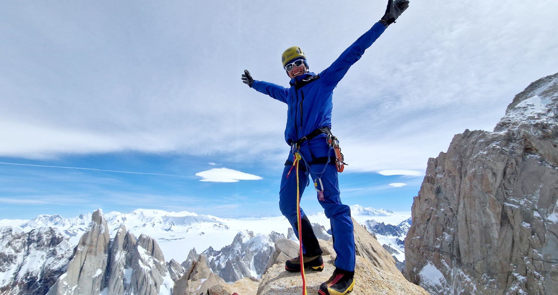 Luca Ducoli ha incontrato la Patagonia con l'Eagle Team del Cai